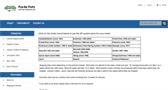 Desktop Screenshot of popupparts.com